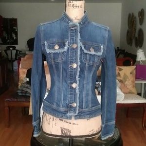 Kikit denim tapered jacket